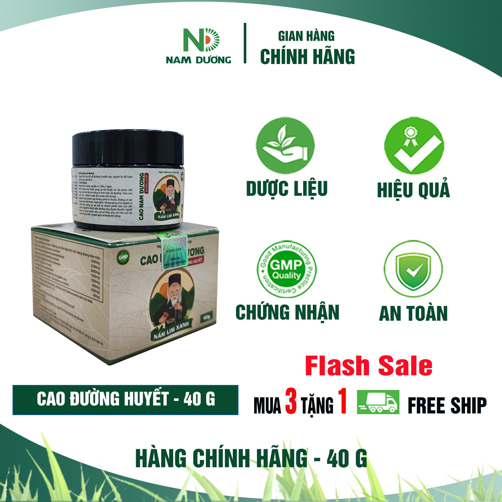 Cao Nam Dương Đường Huyết - Hỗ trợ cải thiện chỉ số đường huyết